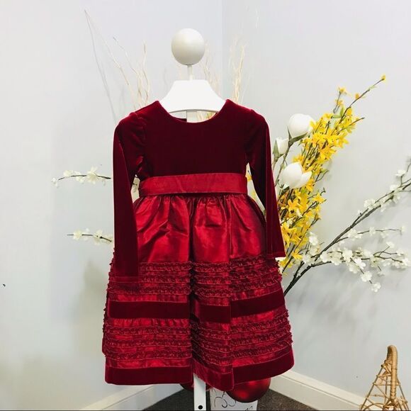 Talbots kids holiday dress size 2T long sleeve